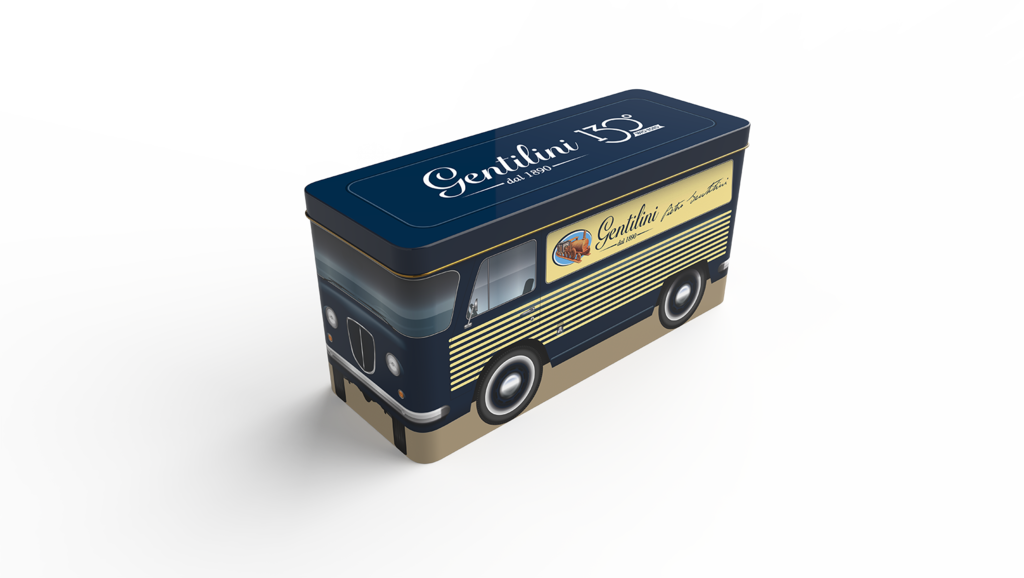 Suchary klasik Gentilini 185g - Dárková krabice - plech